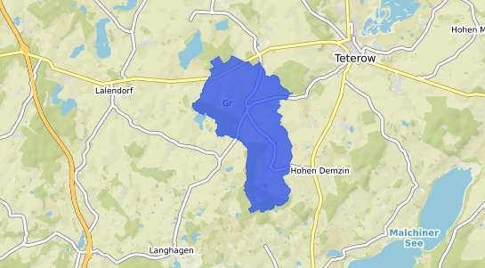 Bodenrichtwertkarte Gro&szlig; Wokern